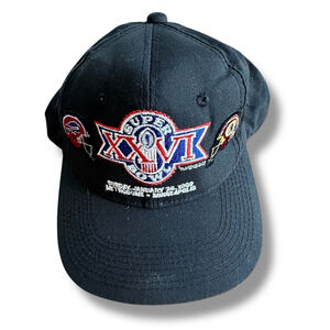 Vintage Super Bowl Hat Buffalo Bills Redskins Snapback Cap